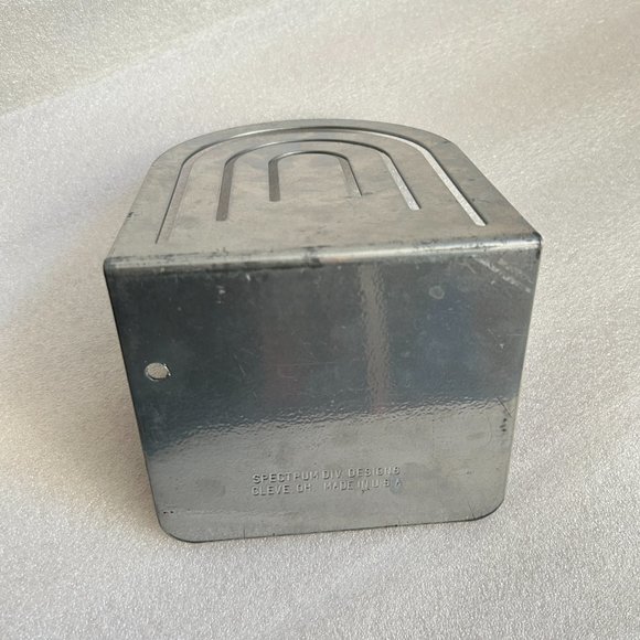 Vintage Spectrum Designs Silver Arch Metal Bookends 5.5" Made in USA - Picture 4 of 9